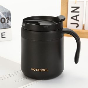 Thermal Lid Coffee Mug Insulated Travel Water Cup Double Wall Stainless Steel Flask Vacuum Bottle Thermal Mug  Stainless Steel Cup Vacuum Cup  Water Bottle Thermos Flask  Coffee Tea Mug  Insulated Travel Mug  Reusable Thermal Mug  Stainless Steel Cup