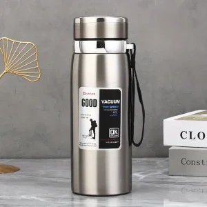 316 Stainless Steel Vacuum Insulated Travel Mug, Large Capacity, Portable, Outdoor, Kitchen & Dining, Food Safe, Home & Travel Beverage Container